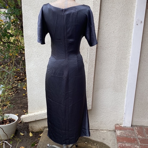 NWOT LAPOINTE from Neiman Marcus satin like long twist tunic top. Stunning! - Picture 7 of 12